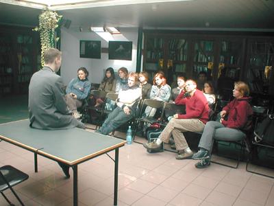 Im Jüdischen Kulturzentrum von Krakow